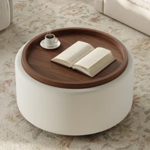 Verve 30'' Round Coffee Table With Storage